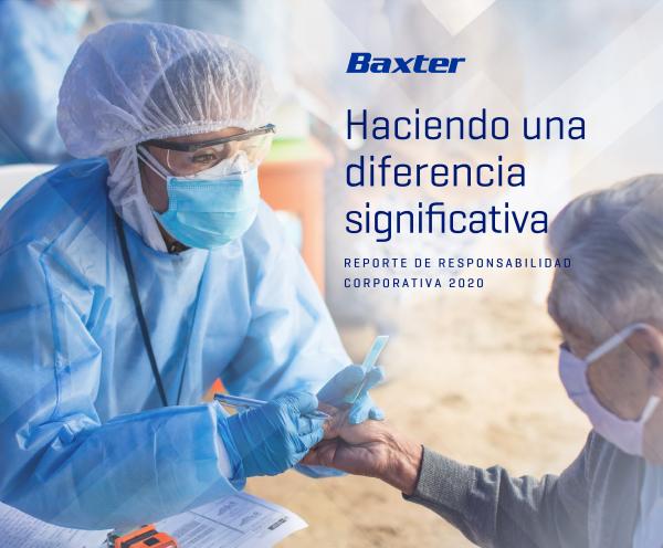 Compromiso y reporte de responsabilidad corporativa Baxter 2020